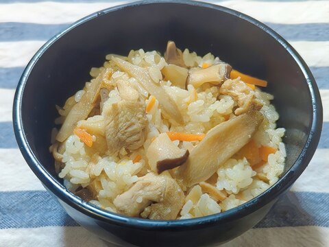 鶏とごぼうの混ぜご飯（薄味）